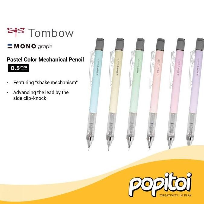 

Tombow Mono Graph Pastel Mechanical Pencil 0.5mm - Pensil Mekanik Jepang