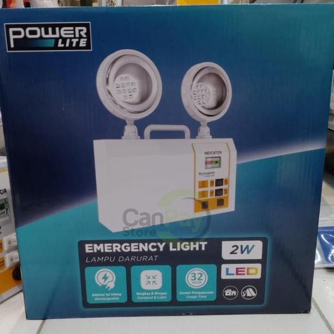 Krisbow Lampu Darurat Twin Spot Emergency Lamp