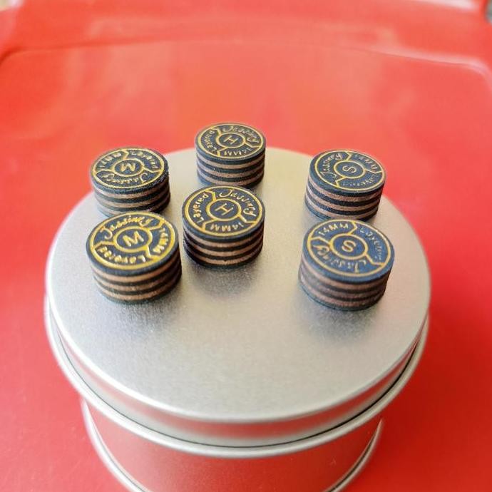 Terlaris Master Tip Mastertip Stick Stik Billiard Bilyard Biliard Kulit Layer Jasinry  Brown Co