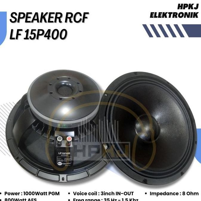 Speaker Komponen Rcf Lf15P400 15 Inch Woofer Original Lf 15 P 400 Bass Pro