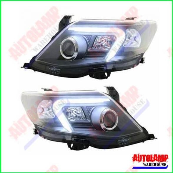 HEADLAMP - TOYOTA FORTUNER 2011-2015 - BLACK - LHTBAR