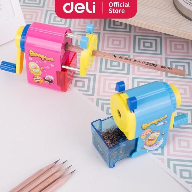 

Rautan Pensil Putar Rotary Pencil Sharpener E0641 Pink Kantor Sekolah