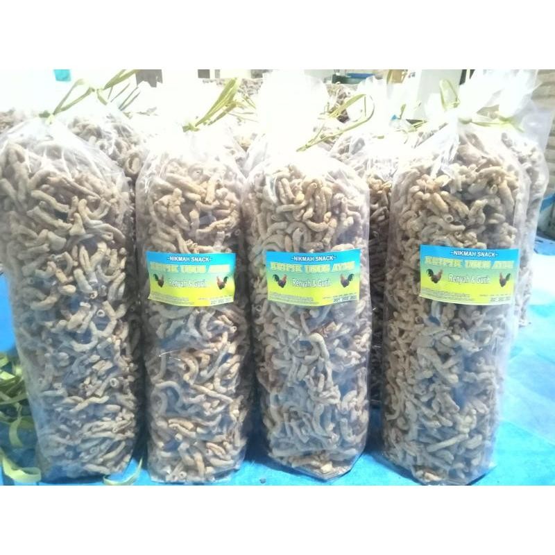 

Lm Usus Crispy/Usus Ayam/Kripik Usus/Renyah&Gurih/Murah/1Kg/1000G