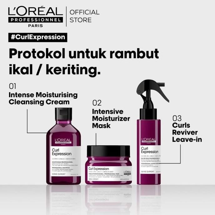 Loreal Curl Expression Shampoo 1500ml | Sampo Rambut Keriting & Kering