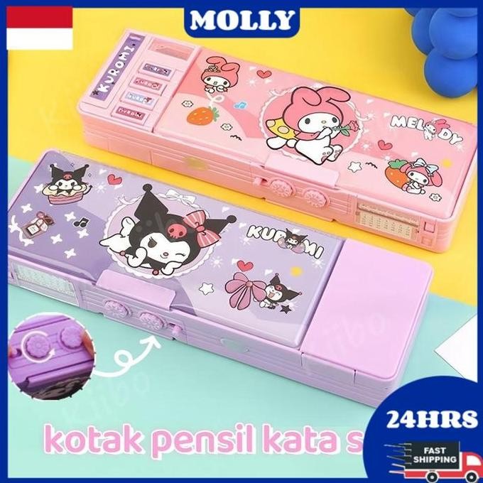 

StockGaya Baru Cinnamoroll Kotak Alat Tulis Multifungsi Kunci Perempuan Pensil Sanrio Dua Sisi Bernilai Tinggi Kapasitas Besar Stationery New Stok