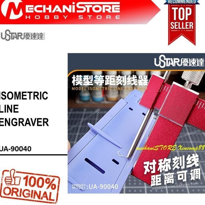 

Ustar Ua-90040 Isometric Line Engraver - Panel Line Tools Scriber Chisel Model Kit