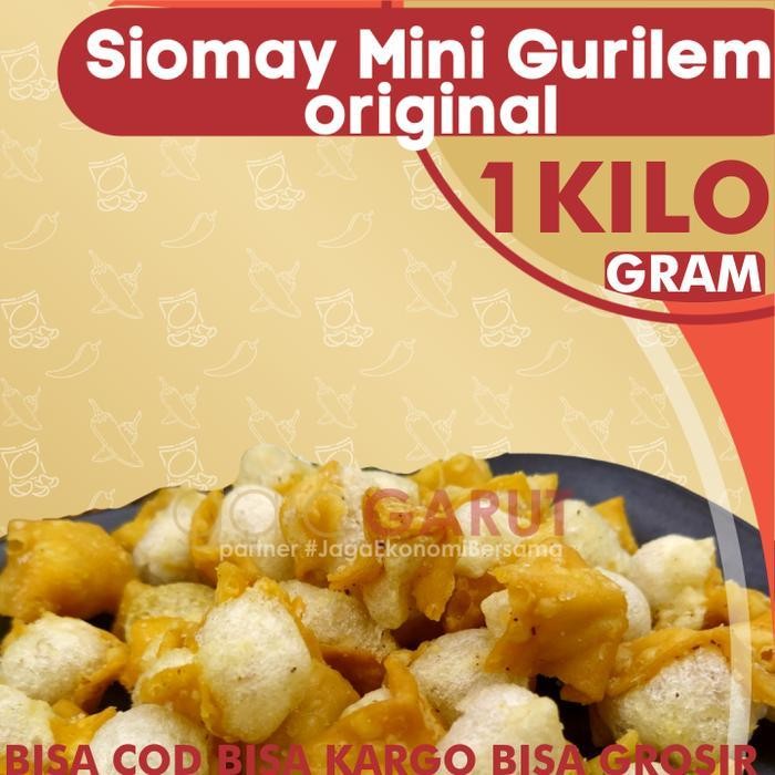 

Rkm Cemilan Gurilem Original Isi 1Kg Siomay Mini