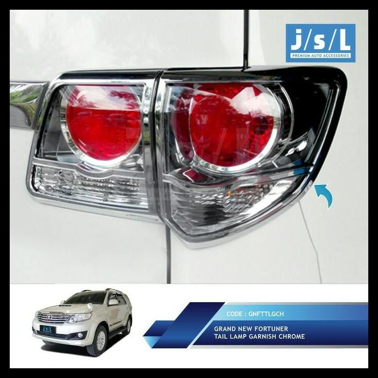 GRATIS ONGKIR TOYOTA FORTUNER GARNISH LAMPU BELAKANG 2014 2015/TAIL LAMP GARNISH