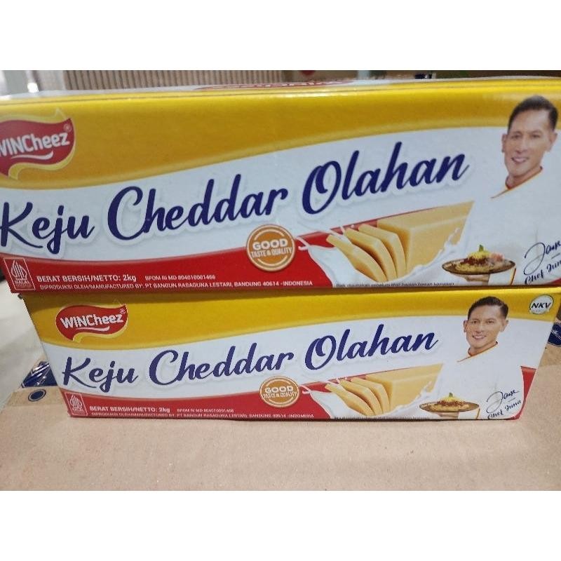 

Rkm Keju Wincheez 2Kg Cheddar Olahan Rasa Enak