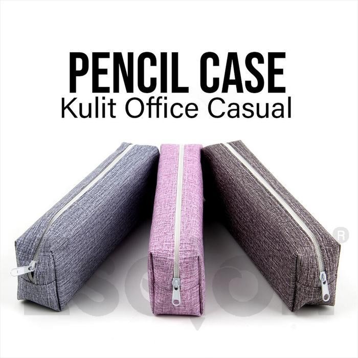 

EMS Tempat Pensil Kain Polos Office 3143 / kotak pensil kain