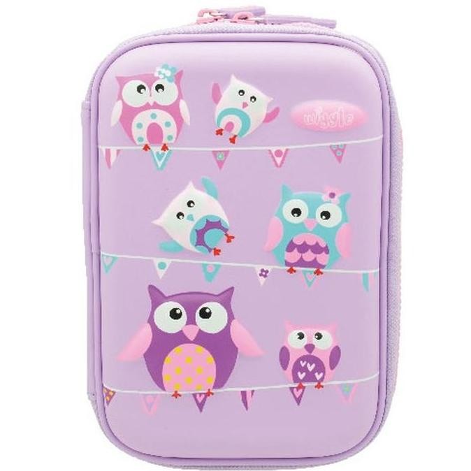 

Wiggle Tempat Pensil Hardcase Pencil Case Double Zipper For Girl