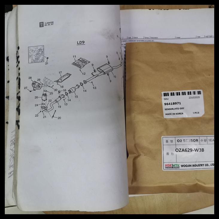 BEST DEAL SENSOR OKSIGEN O2 CAPTIVA BENSIN 96418971 