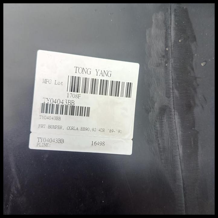 DISKON BUMPER BEMPER DEPAN MOBIL TOYOTA COROLLA TWINCAM AE92 1990 1991 