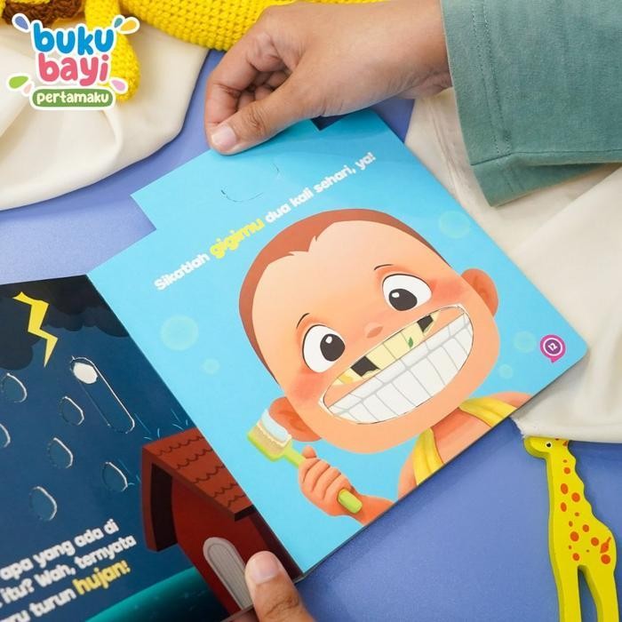 EMS Buku Bayi 0 sampai 6 bulan Boardbook - Buku Bayi Pertamaku Berfitur Anak