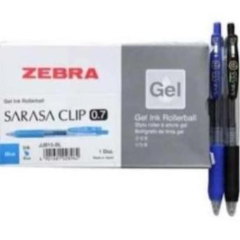 

Ppulpen Pen Sarasa Zebra Clip Gel 0.7 - Hitam New Stok