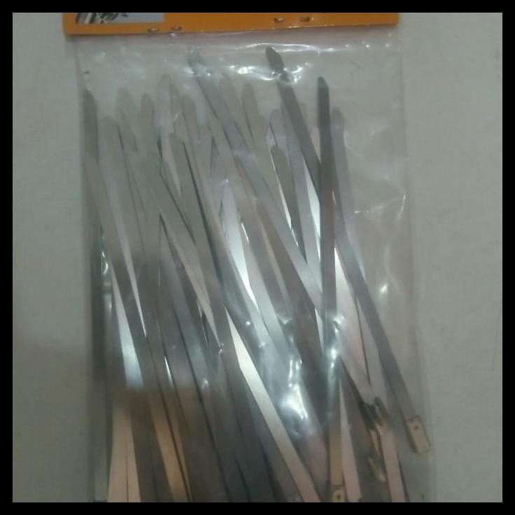 

GRATIS ONGKIR KABEL TIES STAINLESS STEEL CABLE TIES 300MM X 4,6MM FORT !!!!!!