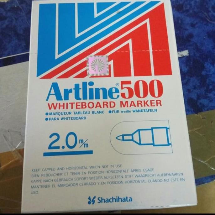 

Spidol Artline 500 Whiteboard Sedus (12Pcs) Original Hitam /Biru/Merah New Stok