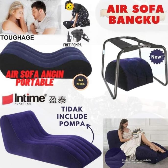 TERLARIS - Air Sofa Angin Portable Inflatable Kamsutra Sofa Bed Sex Kasur Angin S