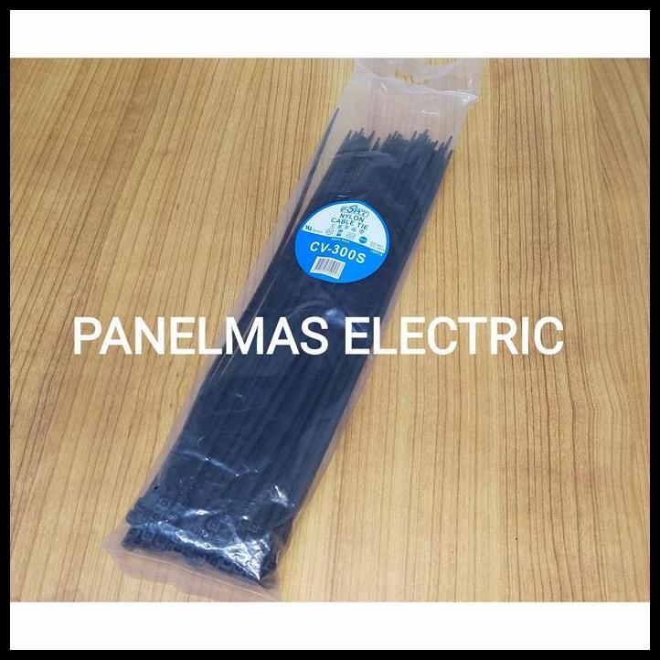

TERBARU KABEL TIES 3.6MM X 30CM (300MM) FORT PUTIH/HITAM !!!