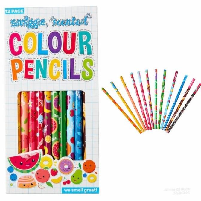 

Smiggle Scented Colour Pencils - Pensil Warna Wangi Smiggle New Stok