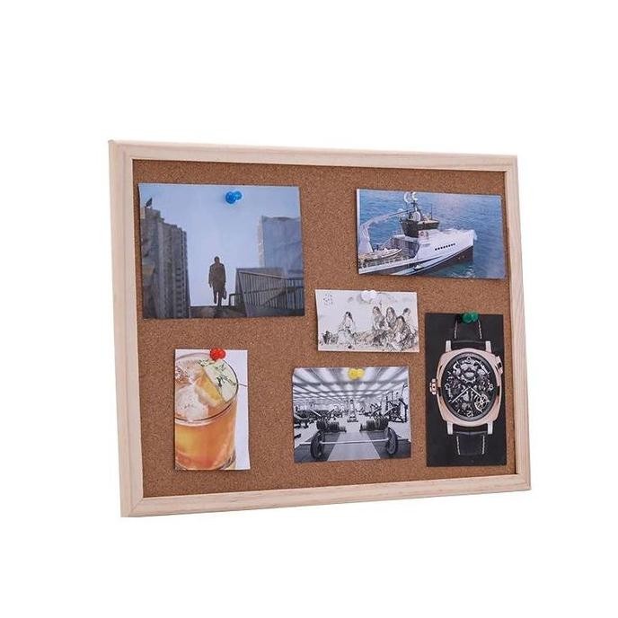 

Cork Board Pin Board Note Memo Board Kayu Wall Hanging Message New Stok