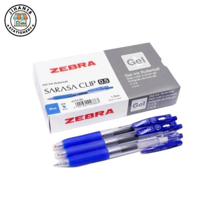 

Pulpen Pen Zebra Sarasa Clip Gel Size 0.5 Bolpen New Stok