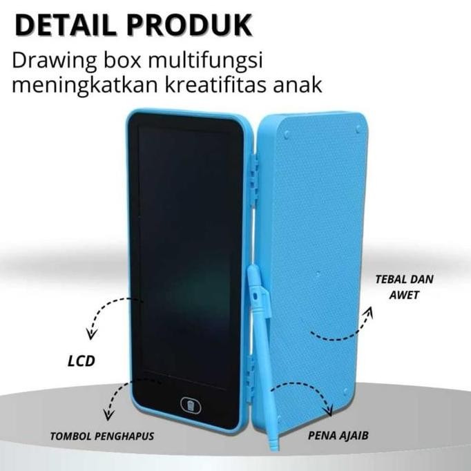 

Kotak Pensil Lcd Drawing Drawing Box Tempat Pensil 2 In 1/Kotak Pensil Imajinasi New Stok