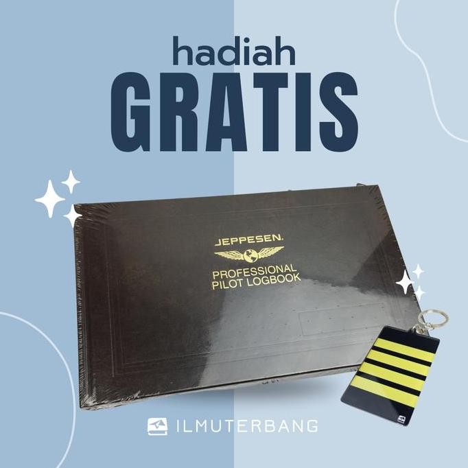 

TERMURAH - Jeppesen Professional Pilot Logbook - Brown
