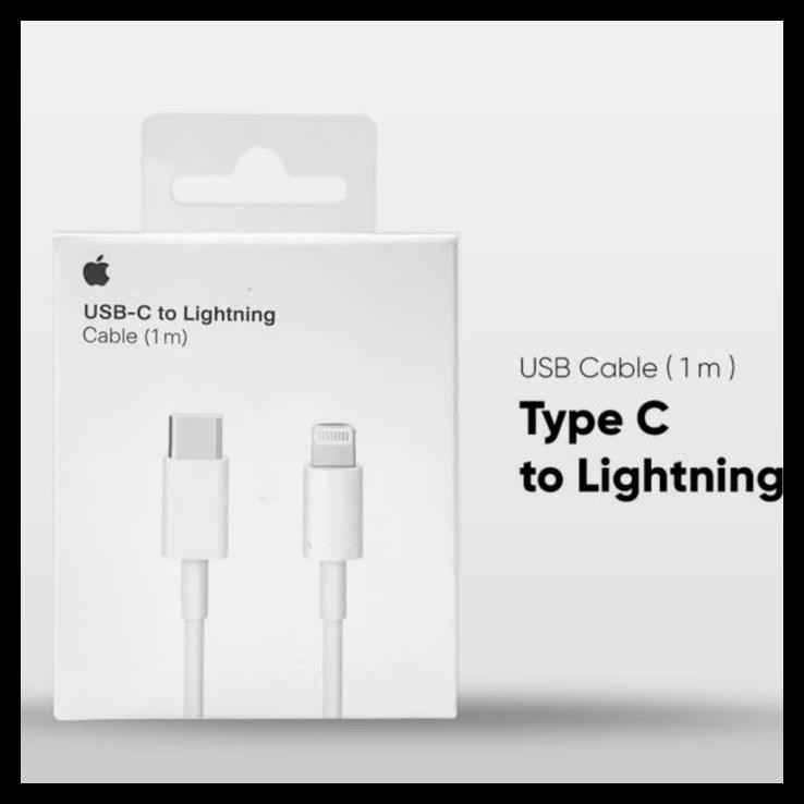 DISKON APPLE KABEL DATA CHARGER IPHONE 11 12 13 14 C TO LIGHTNING ORIGINAL 