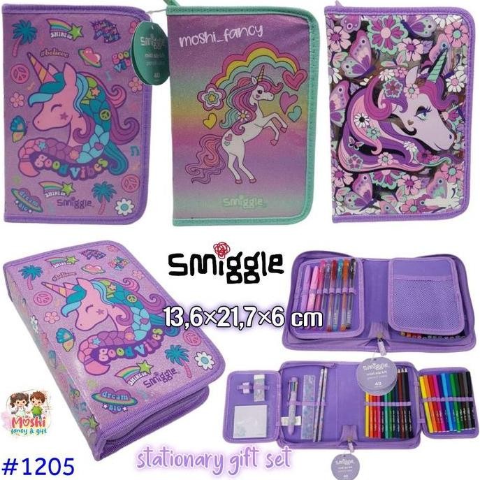 

Smiggle Midi Zip Kit Stationary Gift Set Tiger Dino Barbie Unicorn / Pencil Case Set Smiggle Tiger / Set Alat Tulis Smiggle Disney / Pencil Case Dino Jurassic Park Dan Tiger / Alat Tulis Set Smiggle Anak Peremupan Dan Laki-Laki New Stok