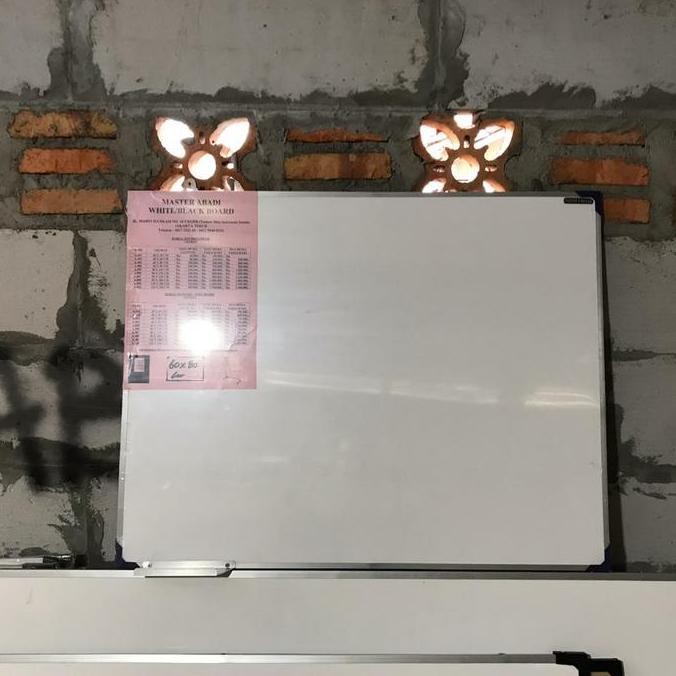 

Whiteboard Magnetik 40X60Cm New Stok