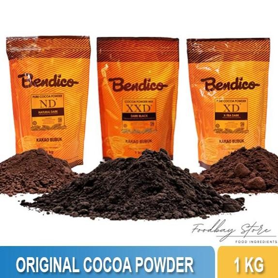 

BENDICO - Pure Cocoa Powder 1 Kg / Cokelat Bubuk Original Chocolate TEG