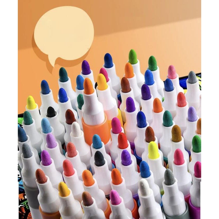 

EMS Hightune Acrylic Marker Set Spidol Akrilik DIY Painting Spidol - 12/24/36/48/60/80 Warna - Alat Tulis