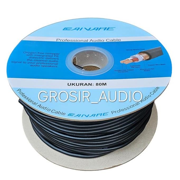 Kabel MIC Canare L2T2S 80M - Kabel Stereo Microphone Canare Original