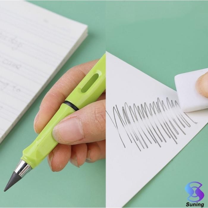 

EMS Isi 10 pcs Pensil ajaib Pencil magic tanpa diraut tidak ada batas pemakaian Tidak Rusak karena jatuh tidak Patah Unlimited Pencil grosir 1 pak isi 10 pcs Alat Plastic Tulis