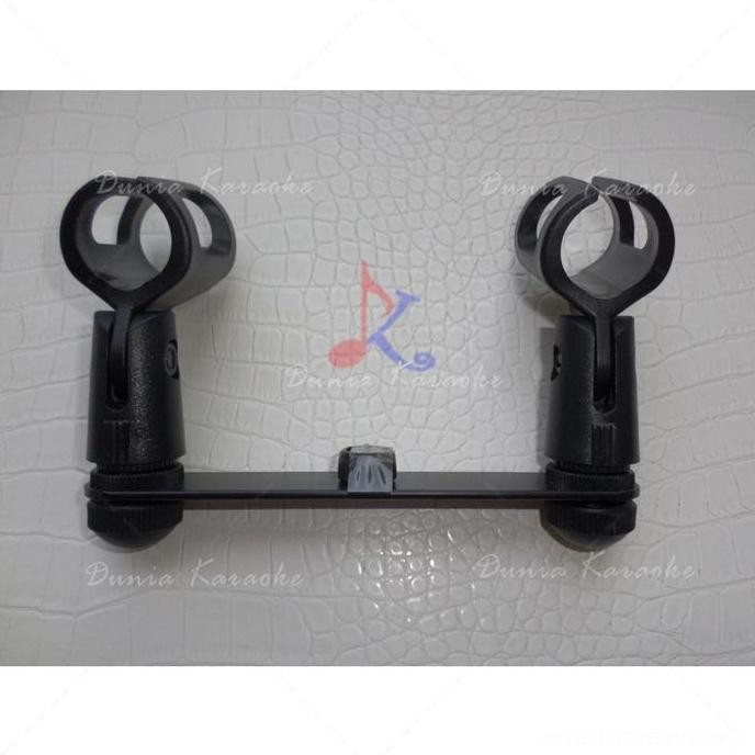 T-Bar Adapter Mic Universal - On Stage Stereo Dual Holder Mic Stand