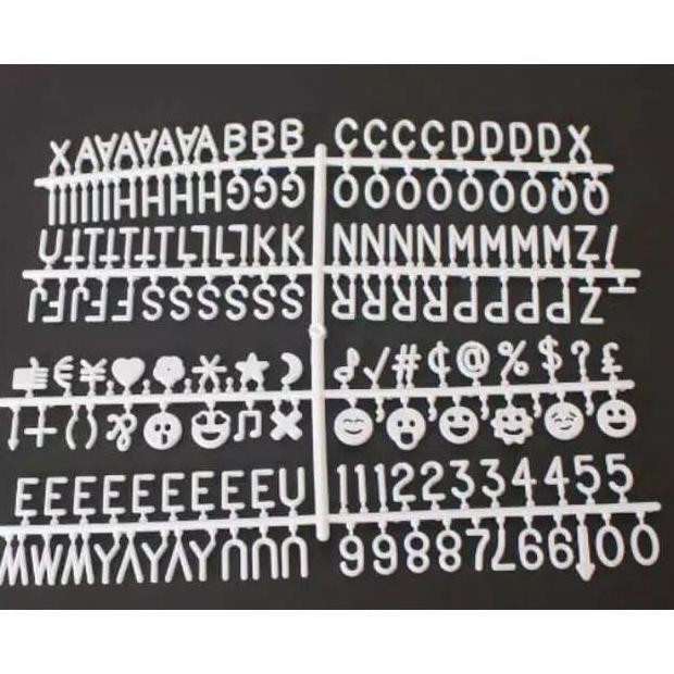 

Heyhero Felt Letter Board 10' / Diy Letter Board Hitam New Stok