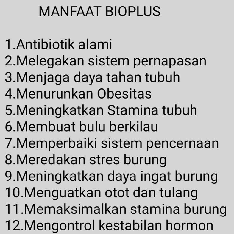 Hot Vitamin Burung Bio Plus Drk New Nl-8