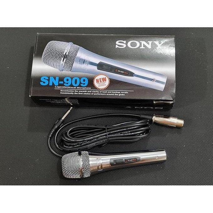 Mic Kabel Sony SN 909S Microphone Vocal Legend Original Kabel Panjang