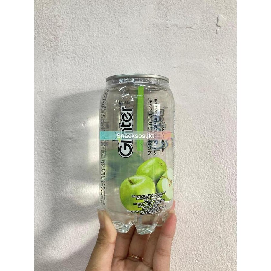 

GLINTER SPARKLING WATER WITH BLUEBERRY / GREEN APPLE / KIWI / LEMON / LYCHEE / ORANGE / PEACH / PINK GUAVA / STRAWBERRY / - HALAL MALAYSIA