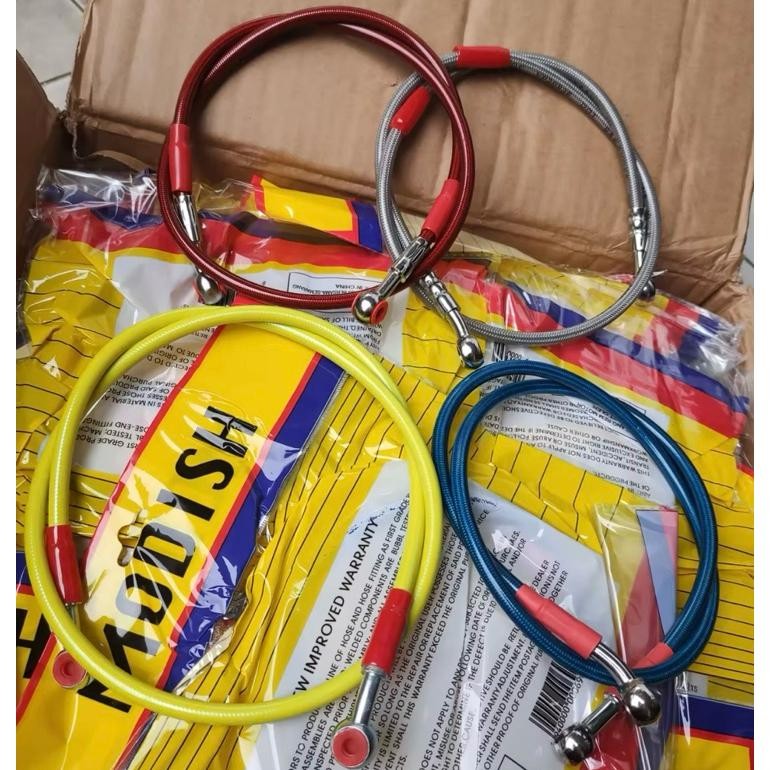 Selang rem warna 90cm selang rem depan cakram/tromol panjang 90 cm universal beat vario mio fino mio