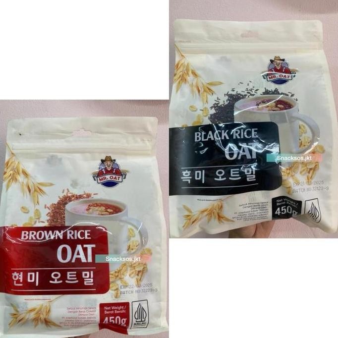 

MR.OAT BLACK RICE OAT / BROWN RICE OATMEAL MR OAT