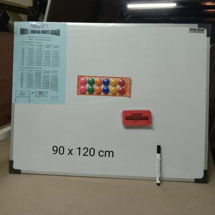 

Whiteboard Magnet Gantung 90 X 120 Komplit New Stok