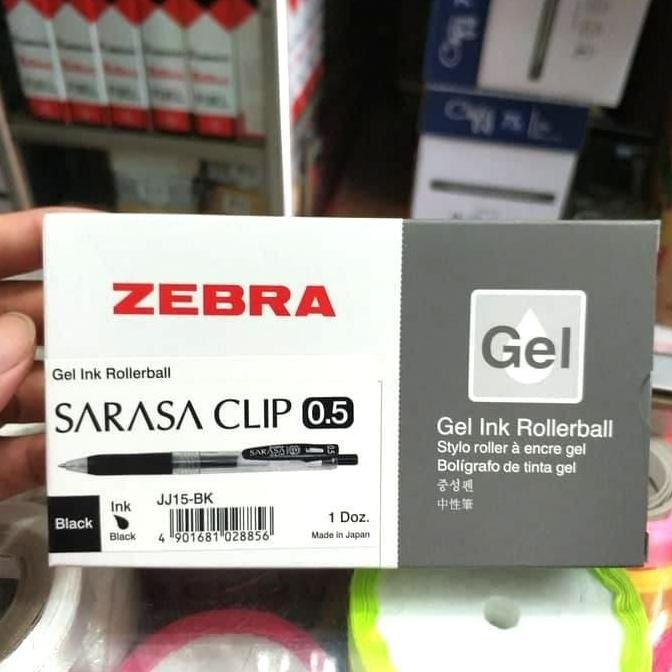 

Pulpen Sarasa Gel 0.5 Hitam / Biru New Stok