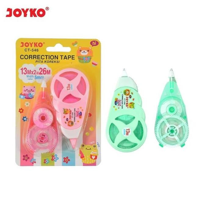 

(Lusin) Tipex Correction Pen Tape Kertas - Joyko Ct-546 New Stok