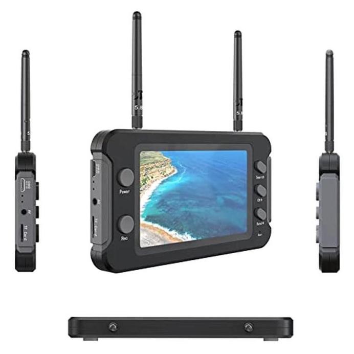 ready FPV Monitor 5.8G DVR 40CH 4.3 Inch LCD Display 16:9 NTSC PAL