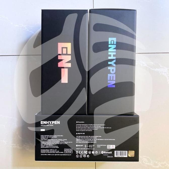 [READY] Enhypen Lightstick Official Original Versi 1 / Versi 2 New Full Set Sealed Weverse Shop