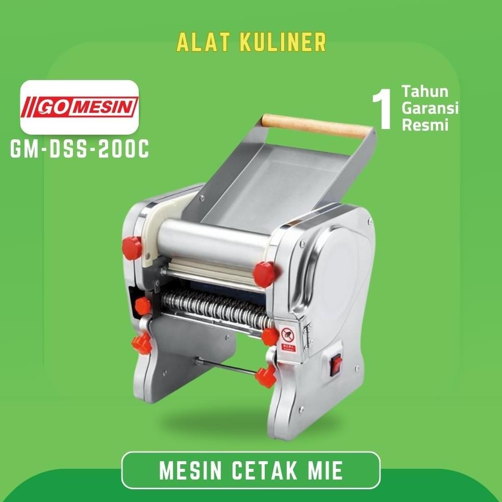 Mesin Mie Listrik Alat Pembuat Mie Mesin Pembuat Mie Listrik Stainless Steel Gomesin GM-DZM-200C MUR