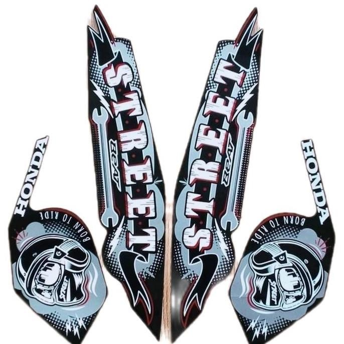 stiker striping motor honda beat street 2022 2023 full body standar original berkualitas terbaik & t