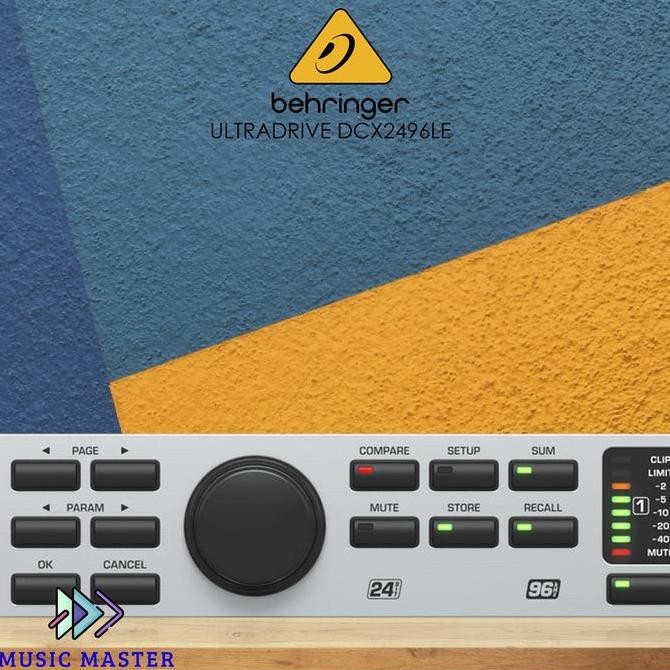 Behringer DCX2496LE Loudspeaker Management System - DLMS - 2 Inputs